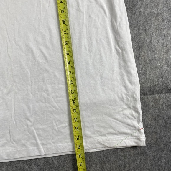 Lord's Cricket T-Shirt Men's Large Raglan Sleeve White Blue Classic Logo NWT - Picture 6 of 11